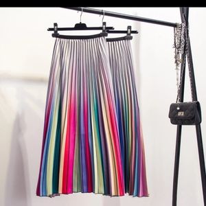 rainbow skirt
